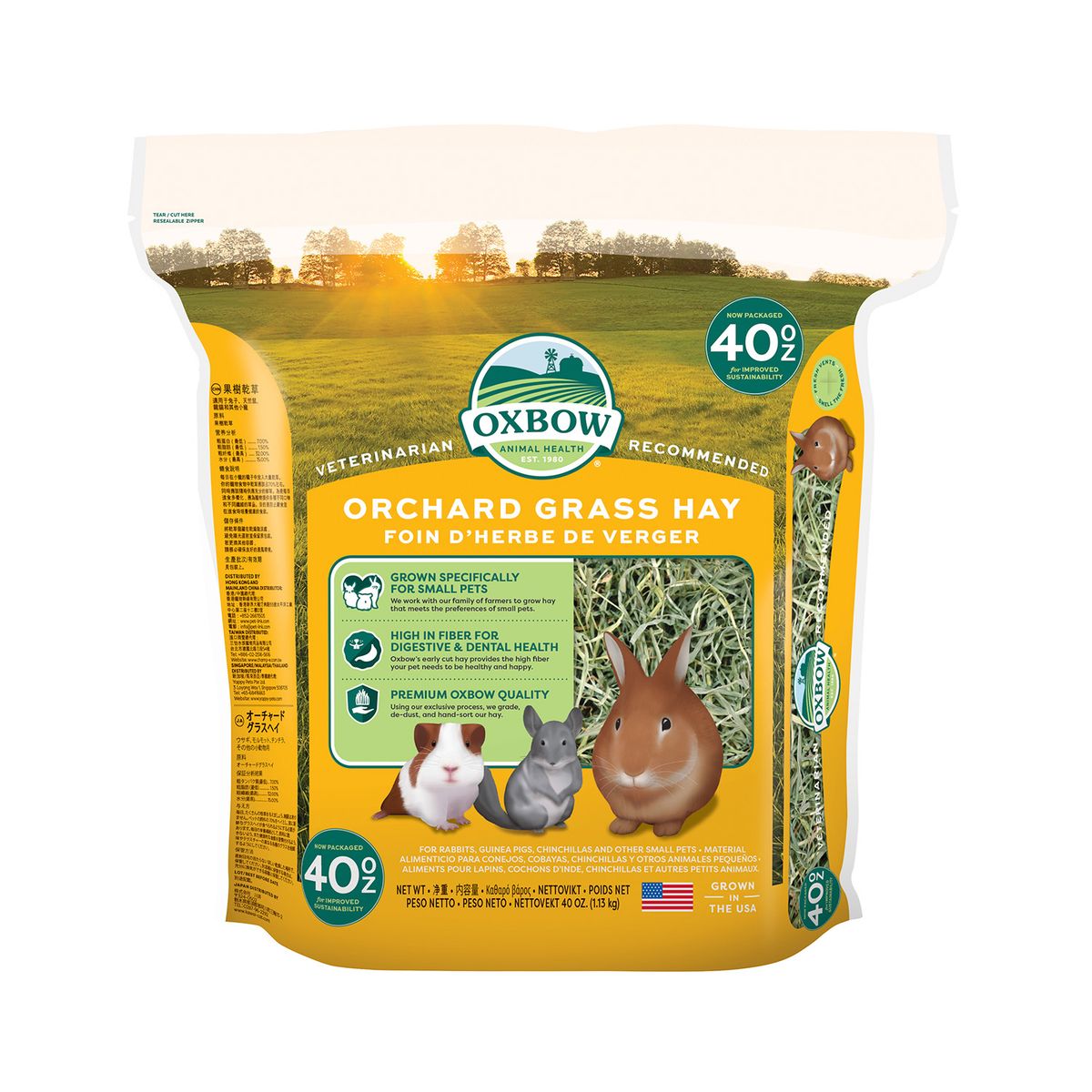 OXBOW - Heno Oxbow de Hierba de Huerto 1,13kg