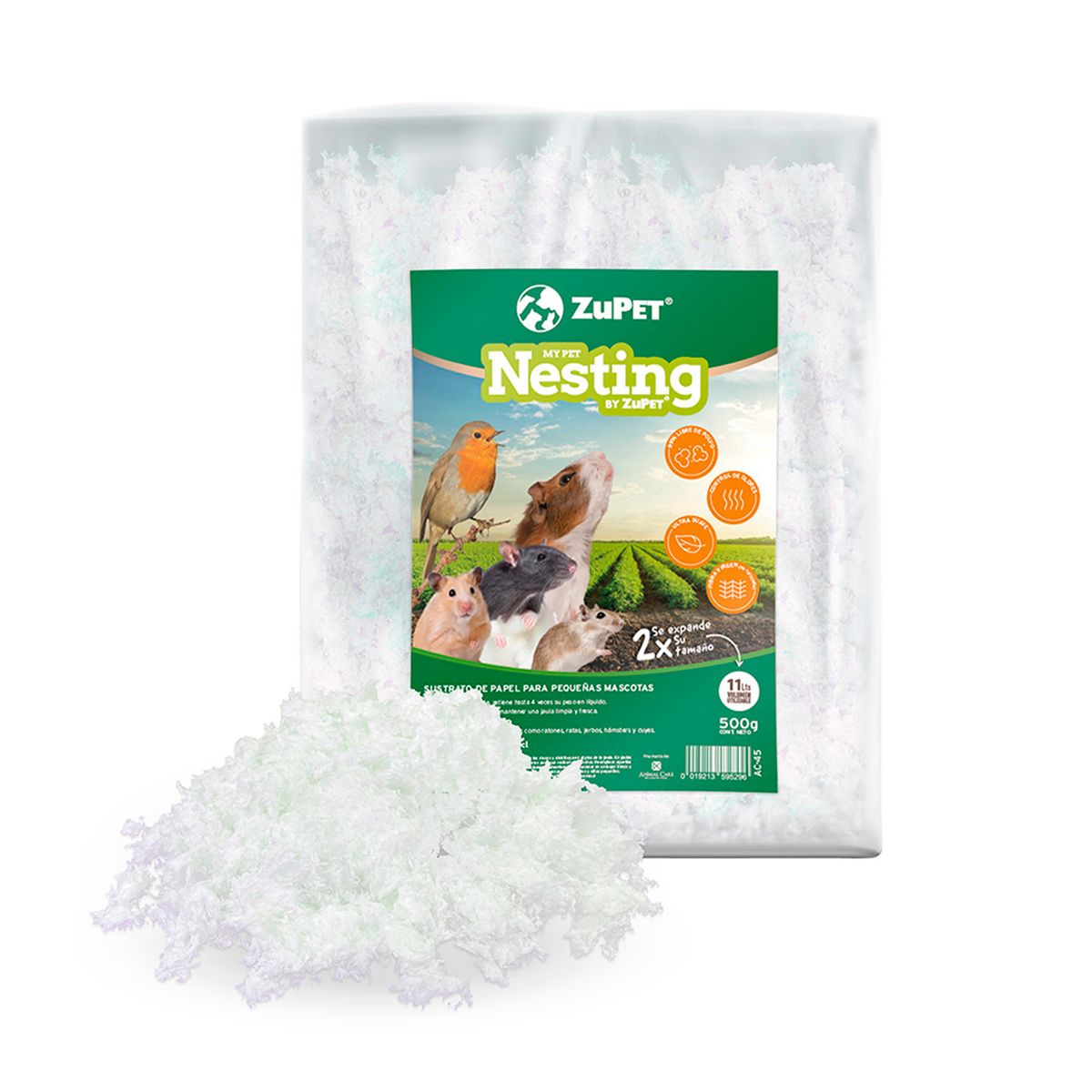 ZUPET - Sustrato Zupet My Pet Nesting 500Gr