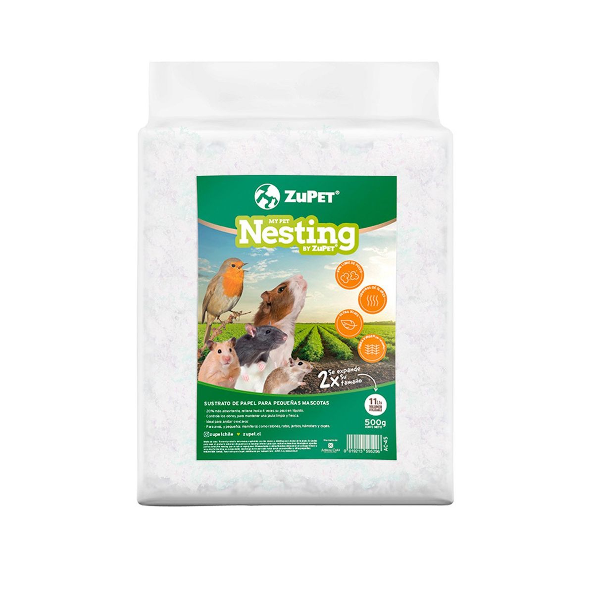 ZUPET - Sustrato Zupet My Pet Nesting 500Gr