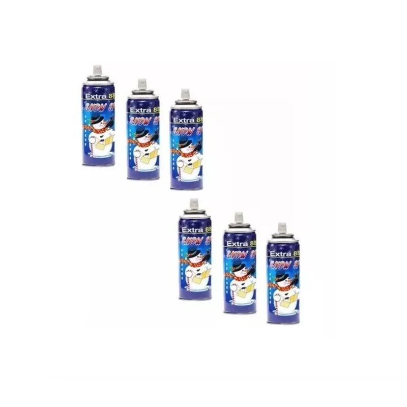 GENERICO - Spray Nieve X48 Artificial Decoracion Navidad 250ml Espuma