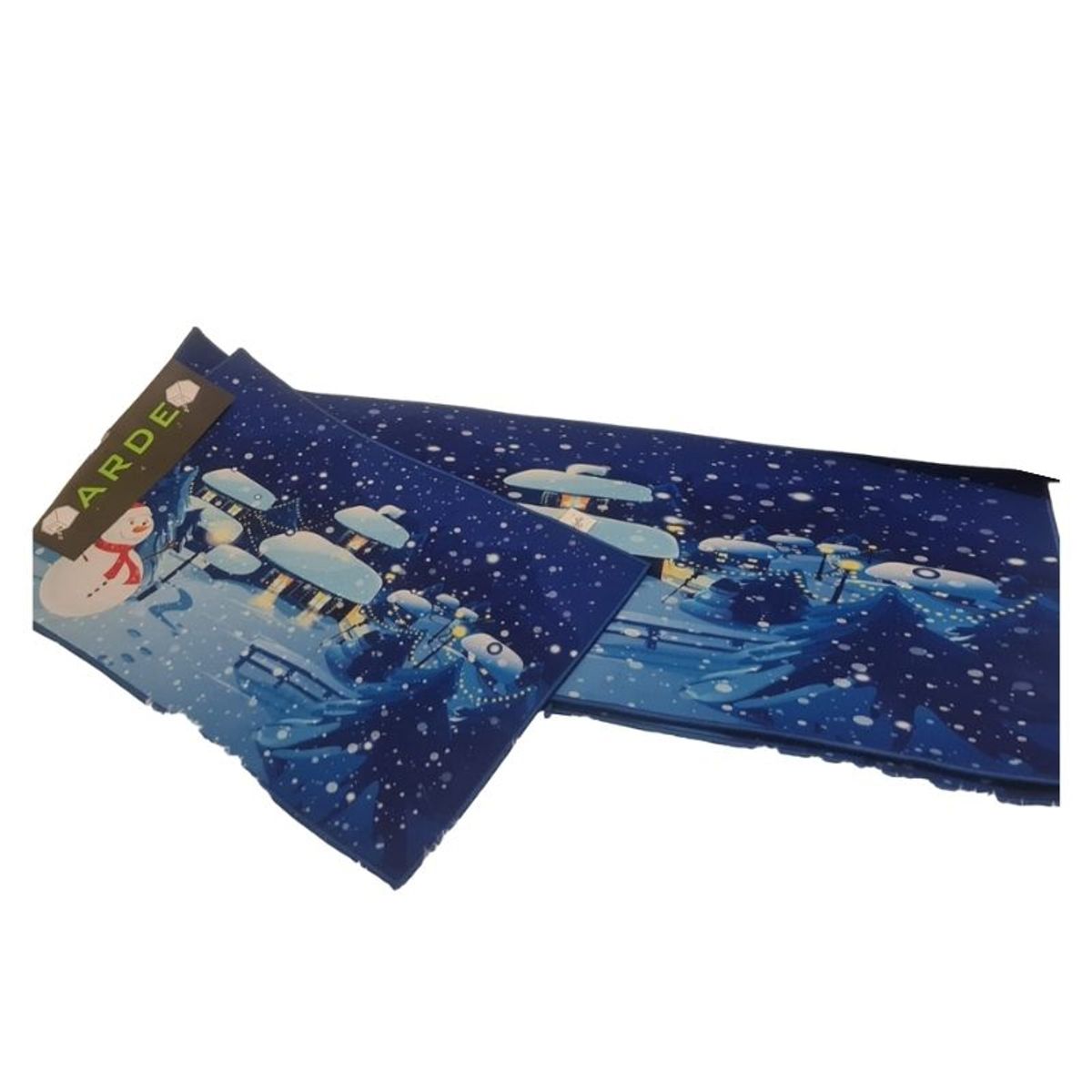 GENERICO - Set de alfombra para cocina Con bajada de Cama Navideña