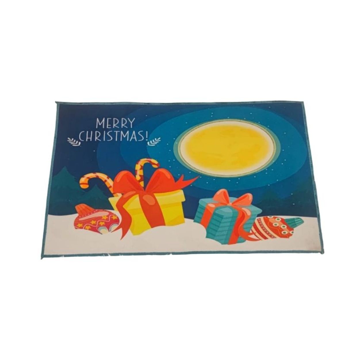 GENERICO - Set de alfombra para cocina Con bajada de Cama Navideña