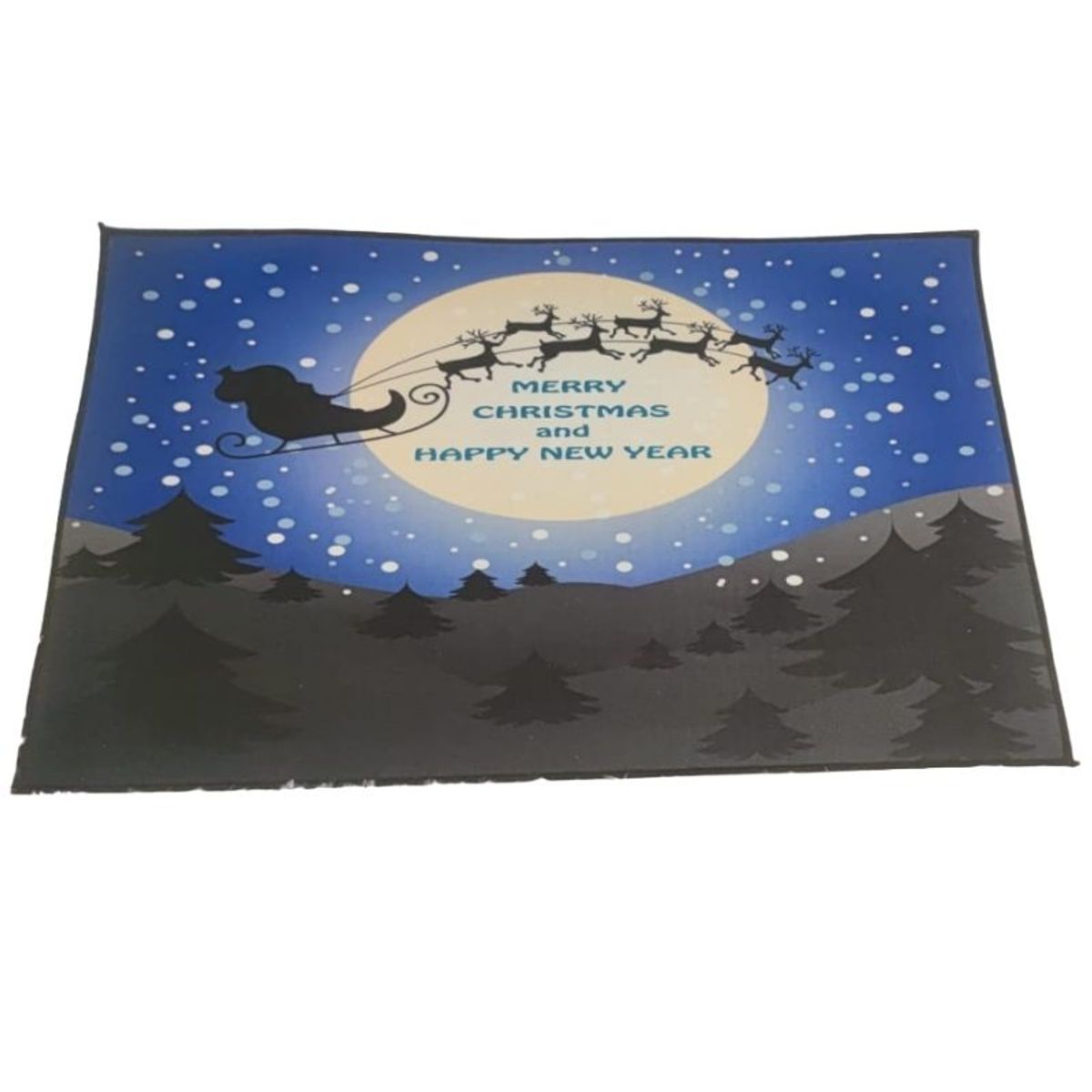 GENERICO - Set de alfombra para cocina Con bajada de Cama Navideña