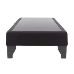 GENERICO - Base de cama Focus 1.5 plazas lino negro