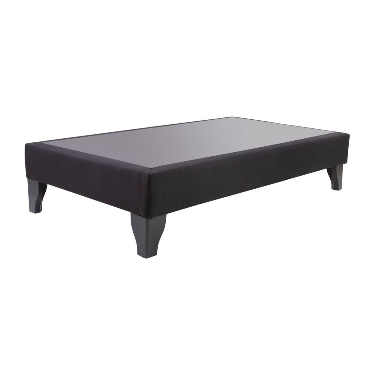 GENERICO - Base de cama Focus 1.5 plazas lino negro