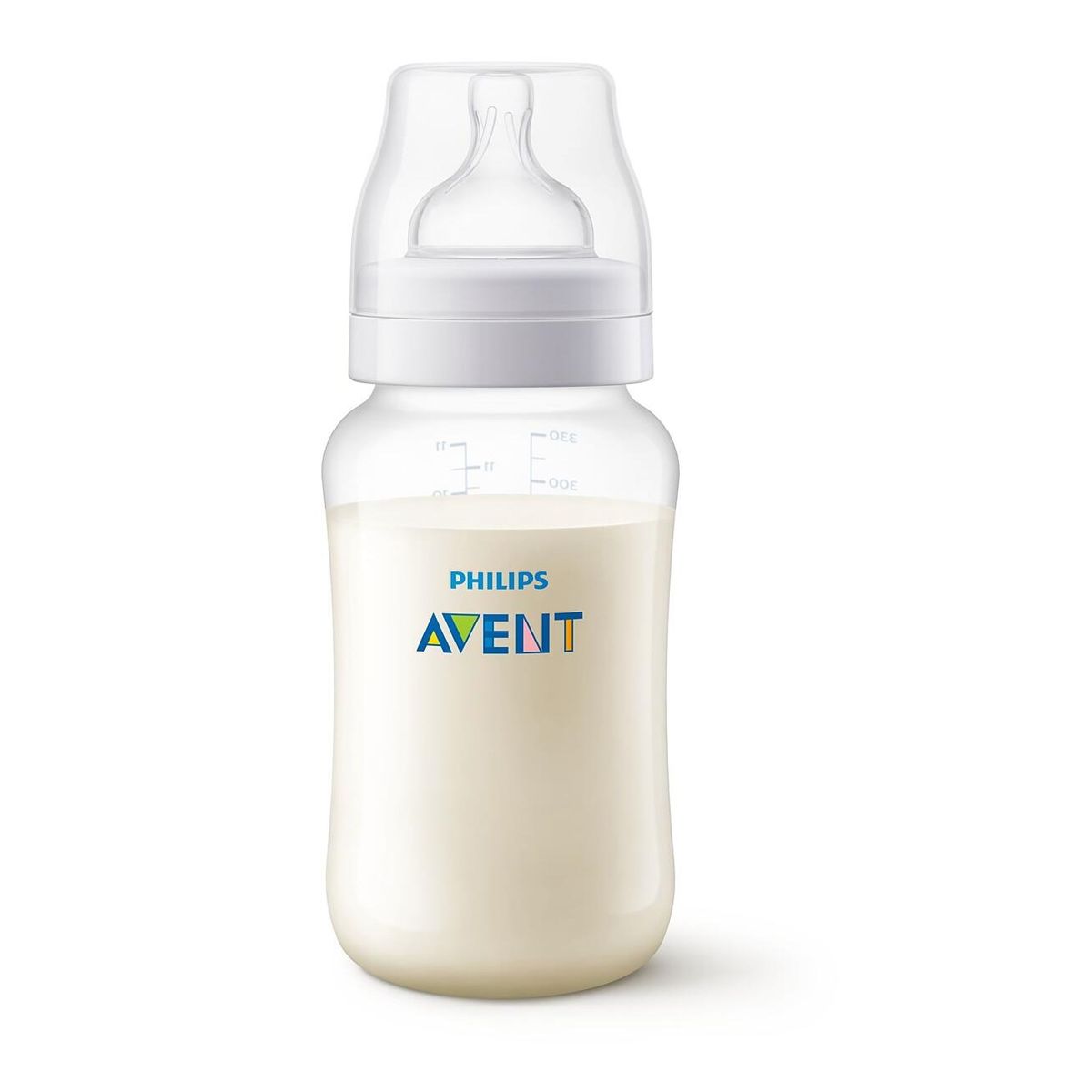 AVENT - Pack 2 Mamaderas Anticolic 330 ml + 2 Chupetes 6-18m Tortuga