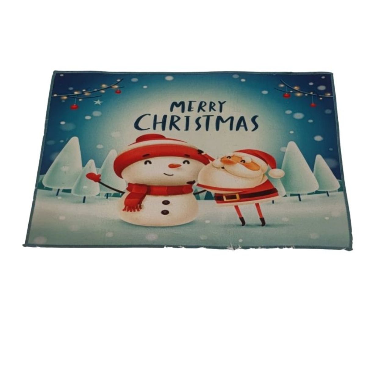 GENERICO - Set de alfombra para cocina Con bajada de Cama Navideña