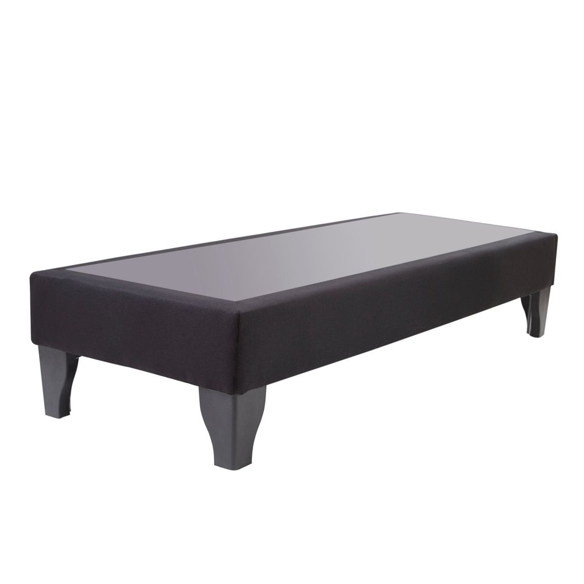 GENERICO - Base de cama Focus 1 plazas lino negro