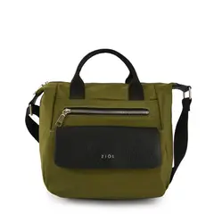ZIOL - Cartera bandolera mediana odalia verde oliva