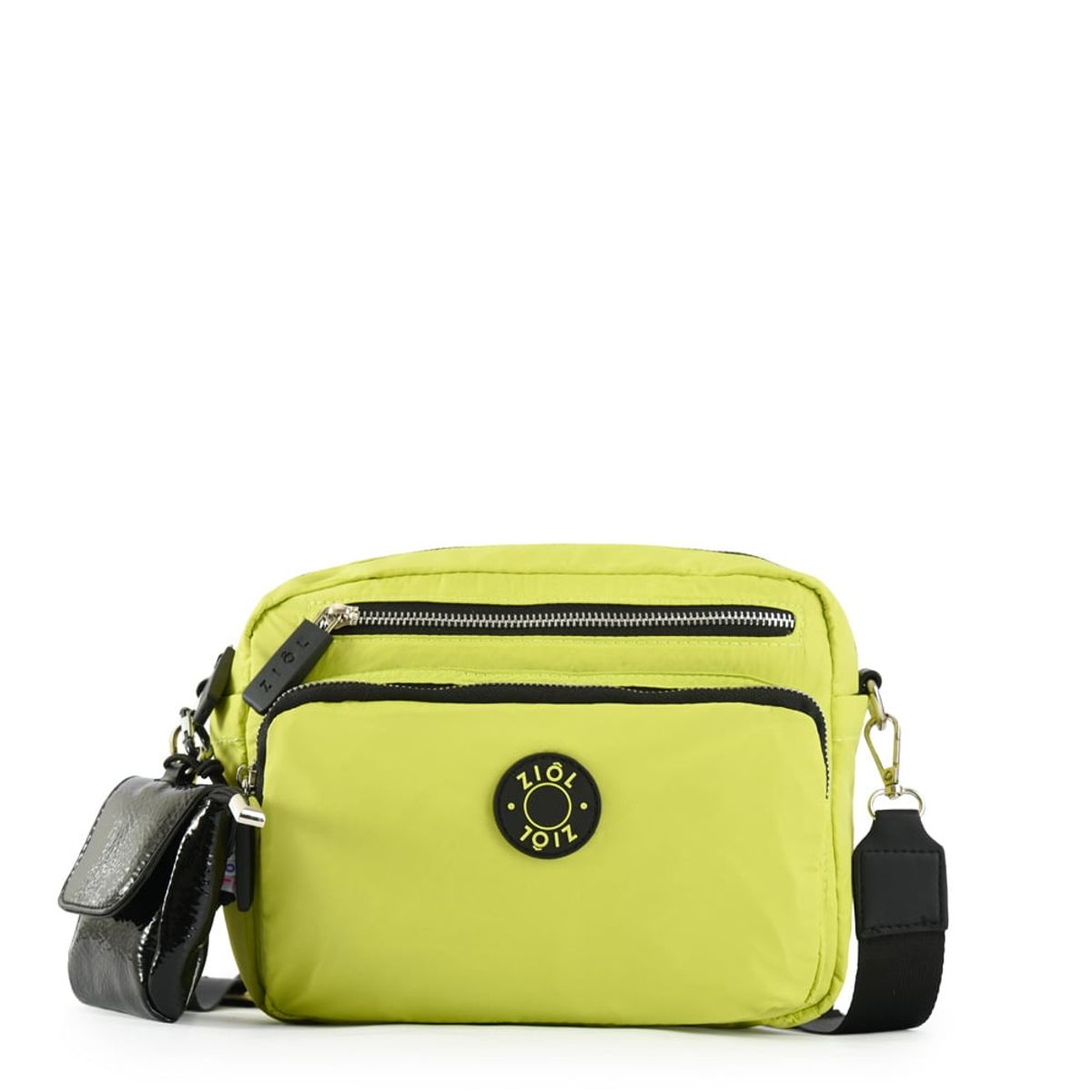ZIOL - Cartera bandolera olimpia pequeña verde limon