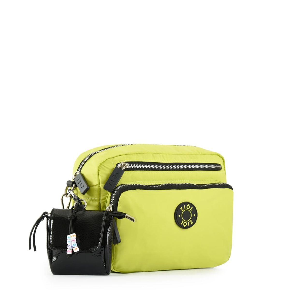 ZIOL - Cartera bandolera olimpia pequeña verde limon