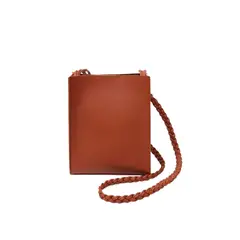 GENERICO - Bolsa cuadrada mini con diseño trenzado