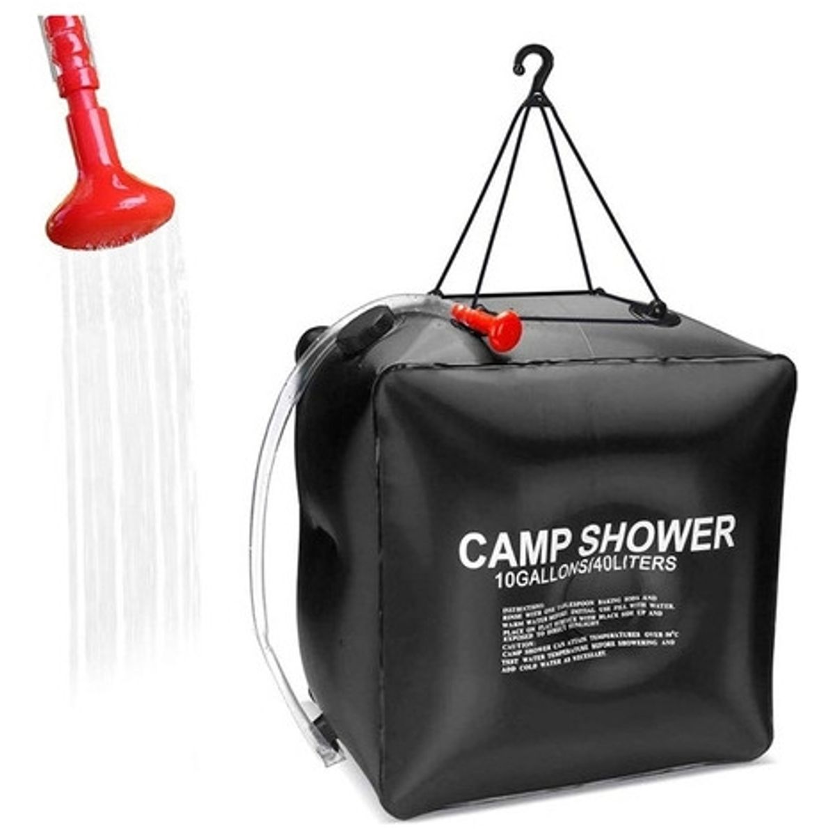 GENERICO - Duchas Portátil Solar 40lts Camping Playa Trekking Outdoor