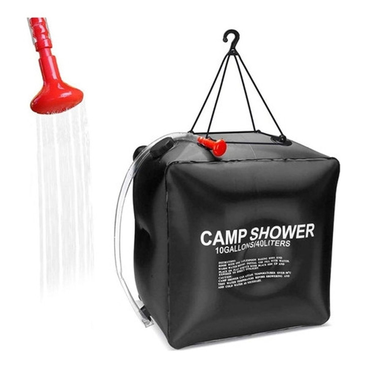 GENERICO - Duchas Portátil Solar 40lts Camping Playa Trekking Outdoor