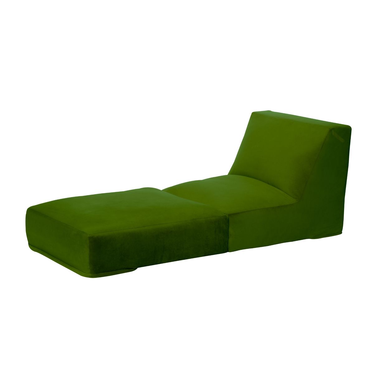 LATAM HOME - SOFA CAMA BARI TELA VELVET VERDE