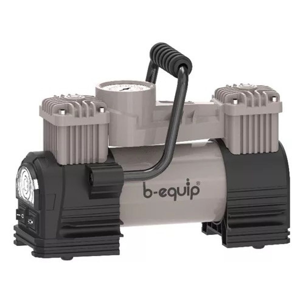 B EQUIP - Compresor De Aire Auto 12v De 2 Pistones 150 Psi B-equip