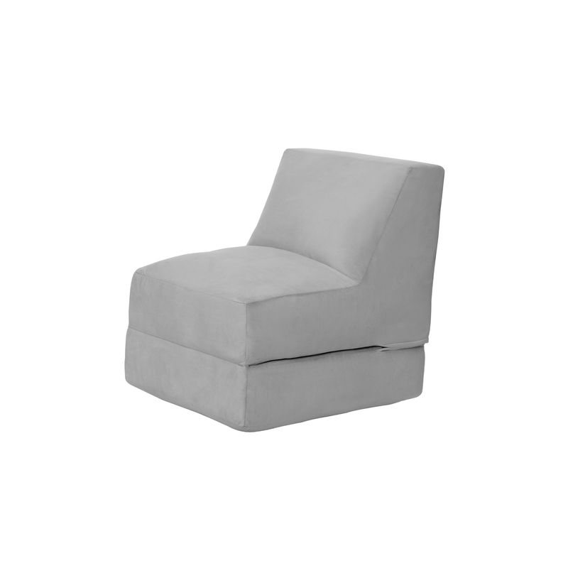 LATAM HOME - SOFA CAMA BARI TELA VELVET GRIS