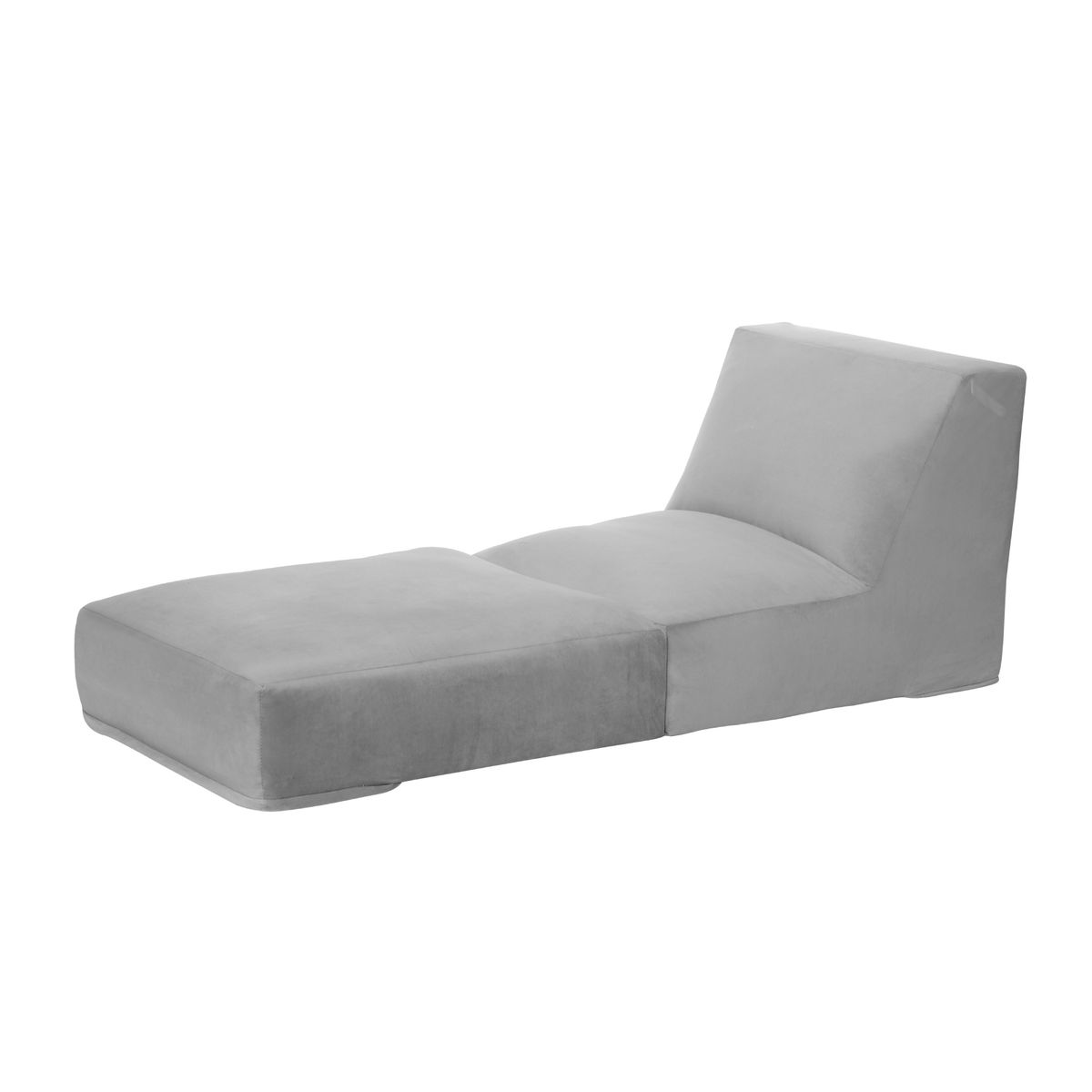 LATAM HOME - SOFA CAMA BARI TELA VELVET GRIS