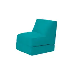 LATAM HOME - SOFA CAMA BARI TELA VELVET TURQUESA