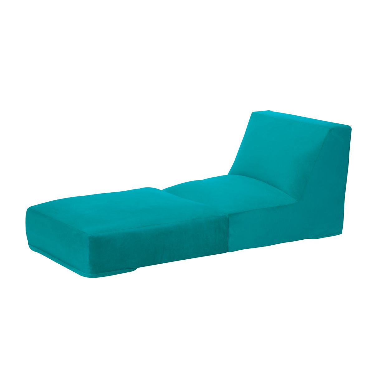 LATAM HOME - SOFA CAMA BARI TELA VELVET TURQUESA