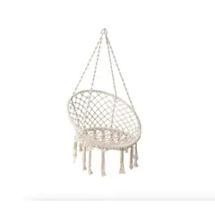 GENERICO - Silla Colgante Terraza Columpio Hamaca Macrame