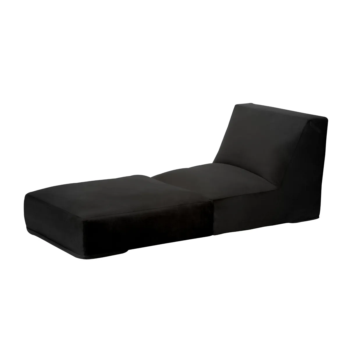 LATAM HOME - SOFA CAMA BARI TELA VELVET NEGRO