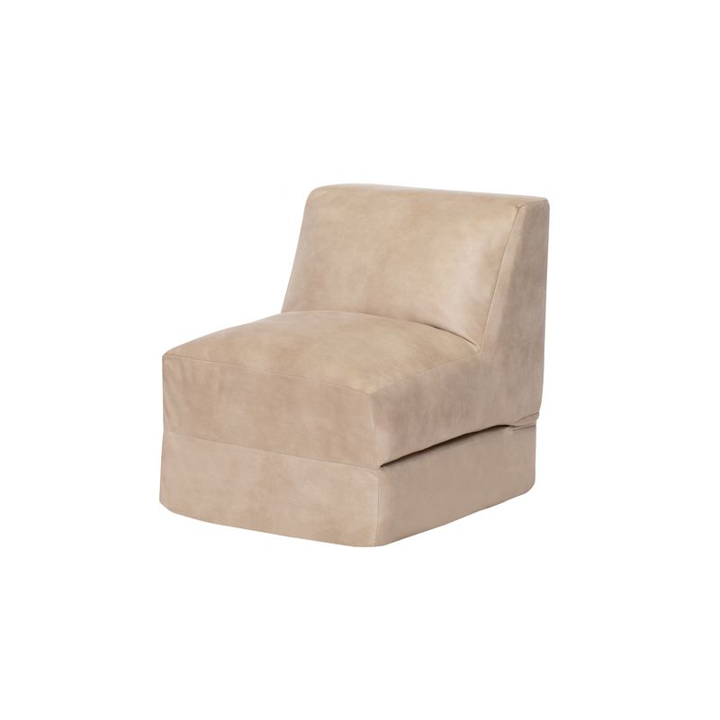 LATAM HOME - SOFA CAMA BARI CUERO KENTUCKY BEIGE