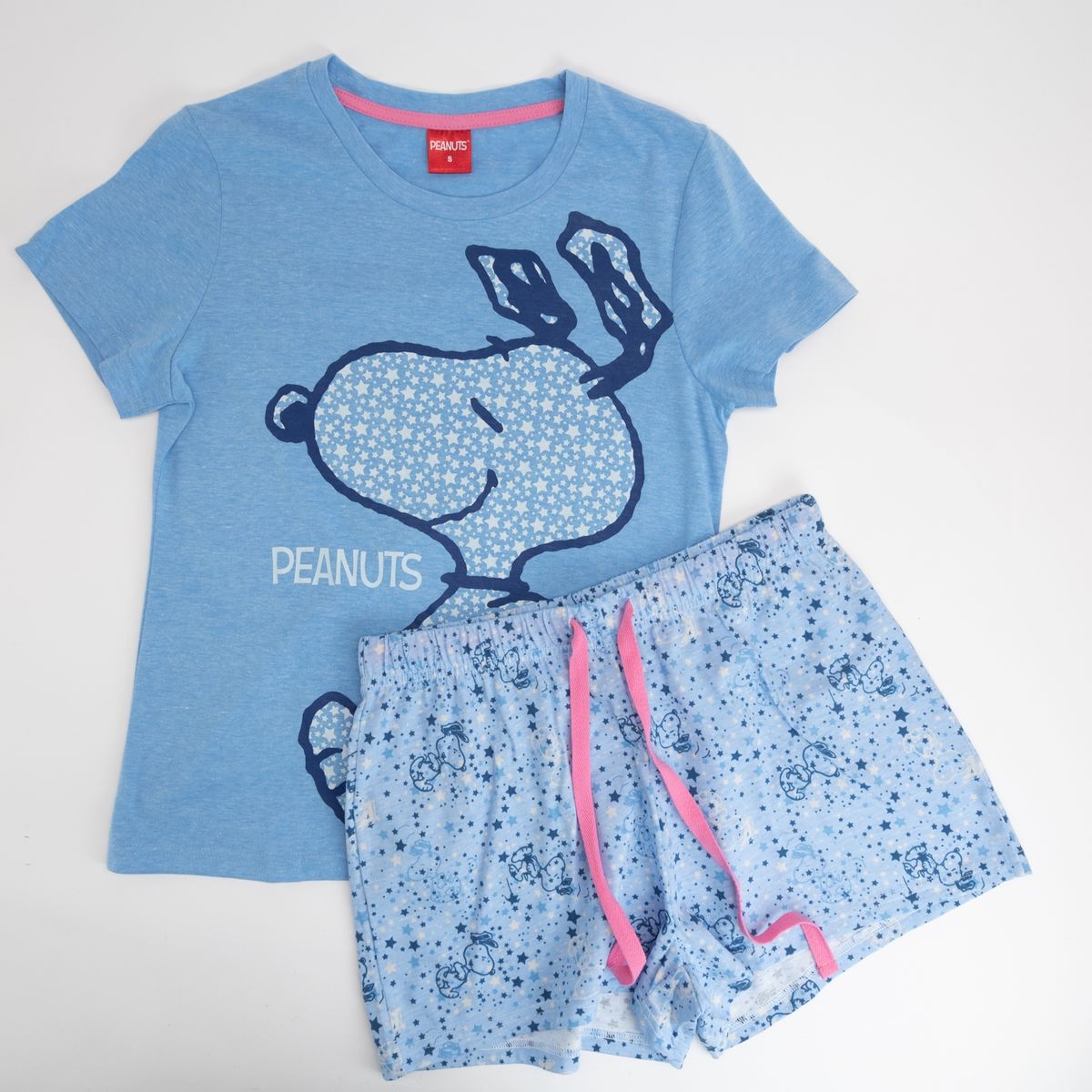 SNOOPY - Pijama Mujer Peanuts Azul Snoopy