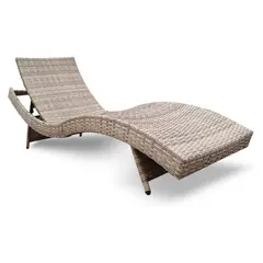 IDETEX - Reposera Rattan Scala BEIGE