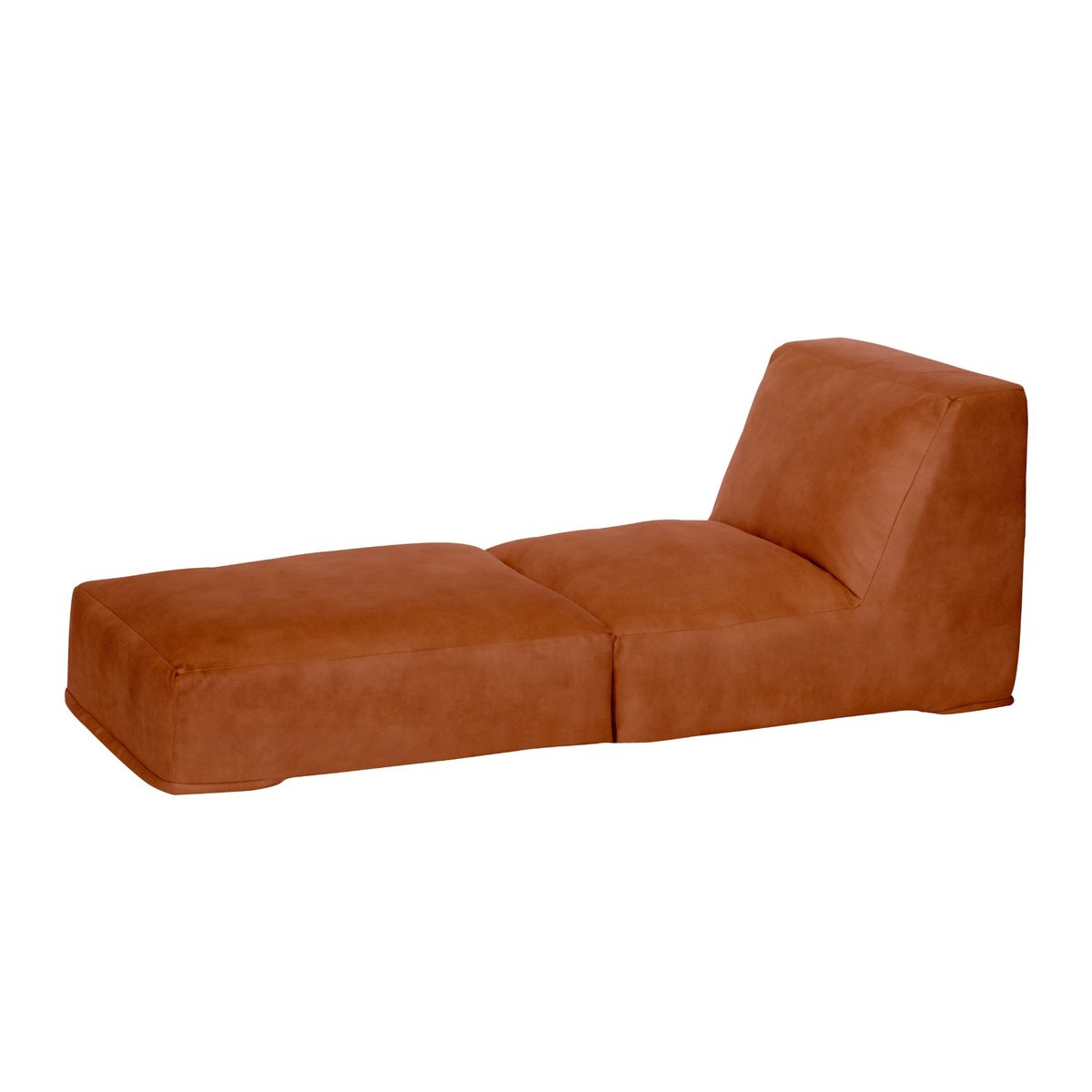 LATAM HOME - SOFA CAMA BARI CUERO KENTUCKY CAFÉ CLARO