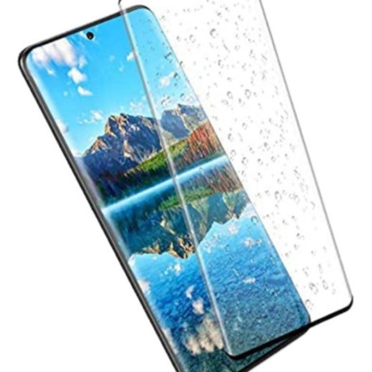 GENERICO - Lámina Completa Vidrio Templado Curvo Para Samsung S21 Ultra