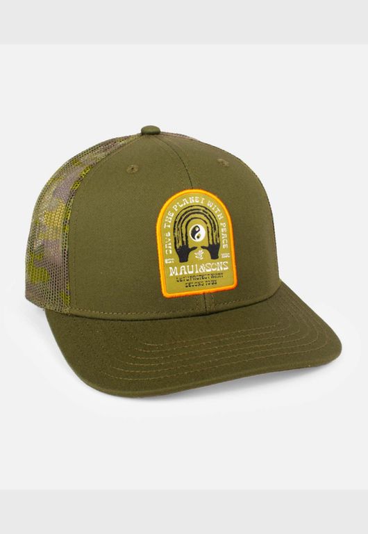 Jockey Back Camo Trucker Verde Hombre Verde TALLA UNICA