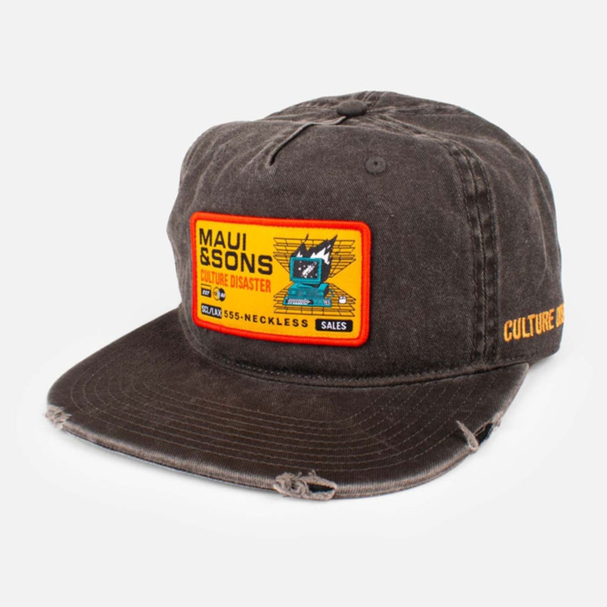 MAUI AND SONS - Jockey Dissaster Culture Negro Hombre Maui and sons