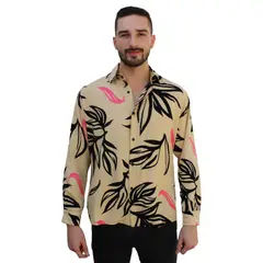 AIMARA - Camisa Viscosa Estampada Tyro ML
