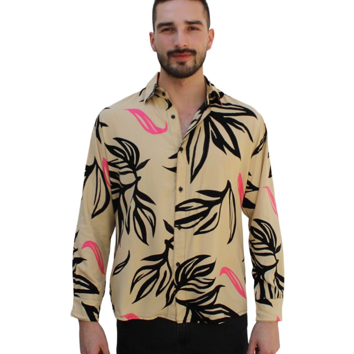 AIMARA - Camisa Viscosa Estampada Tyro ML