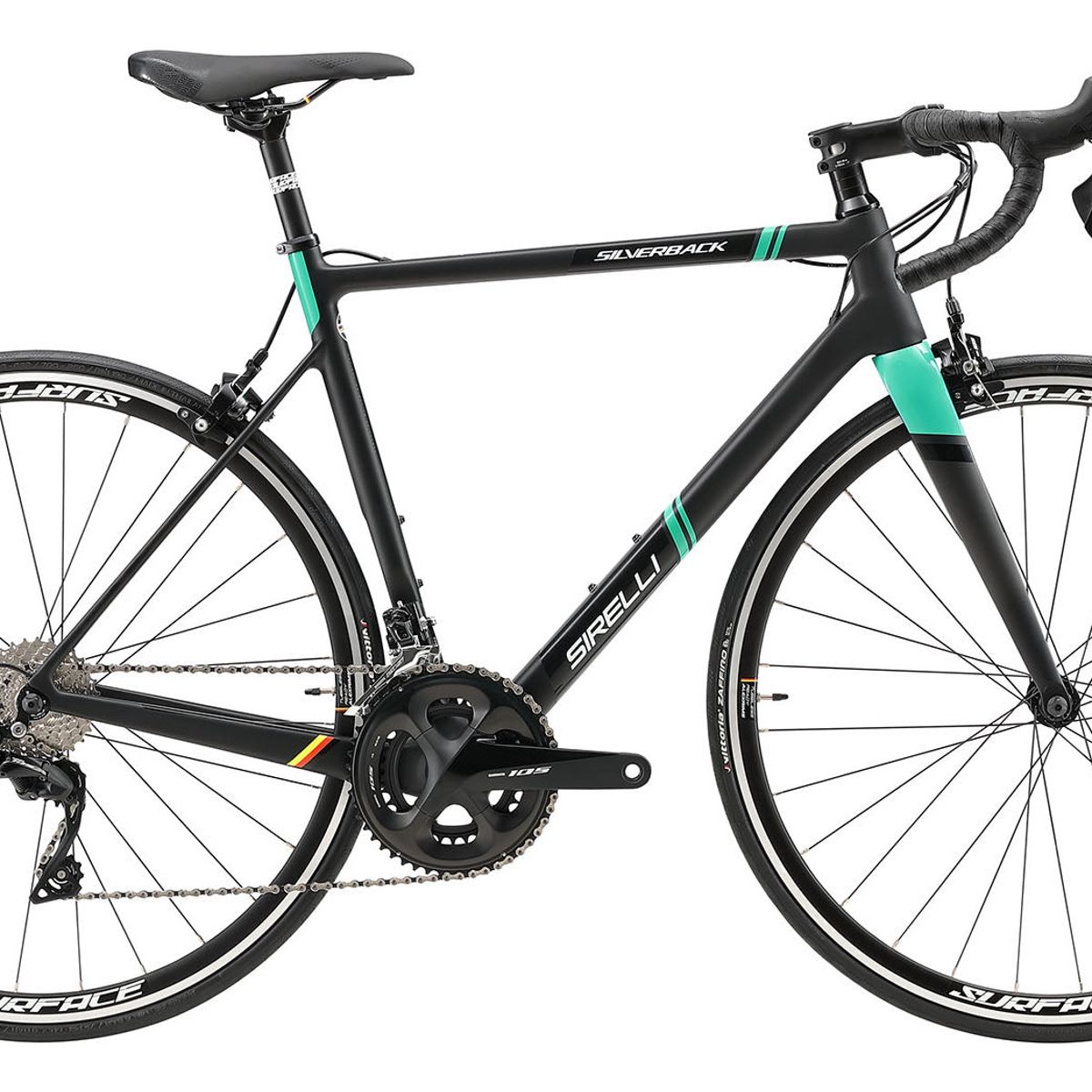 SILVERBACK - BICICLETA RUTA SILVERBACK SIRELLI 105 CARBON T:M SILVERBACK