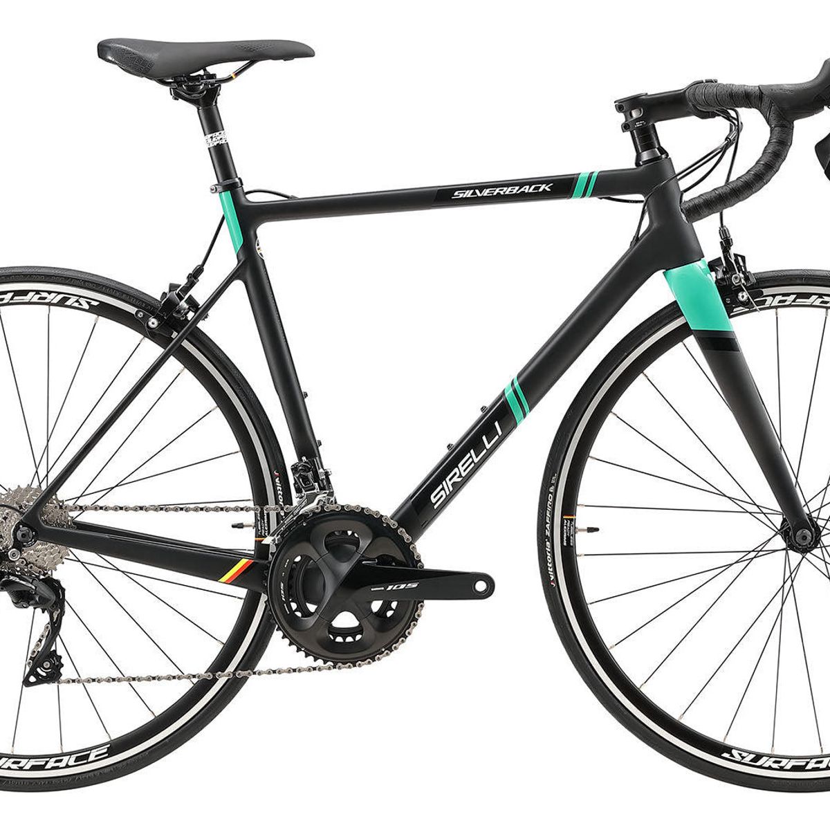 SILVERBACK - BICICLETA RUTA SILVERBACK SIRELLI 105 CARBON T:M SILVERBACK