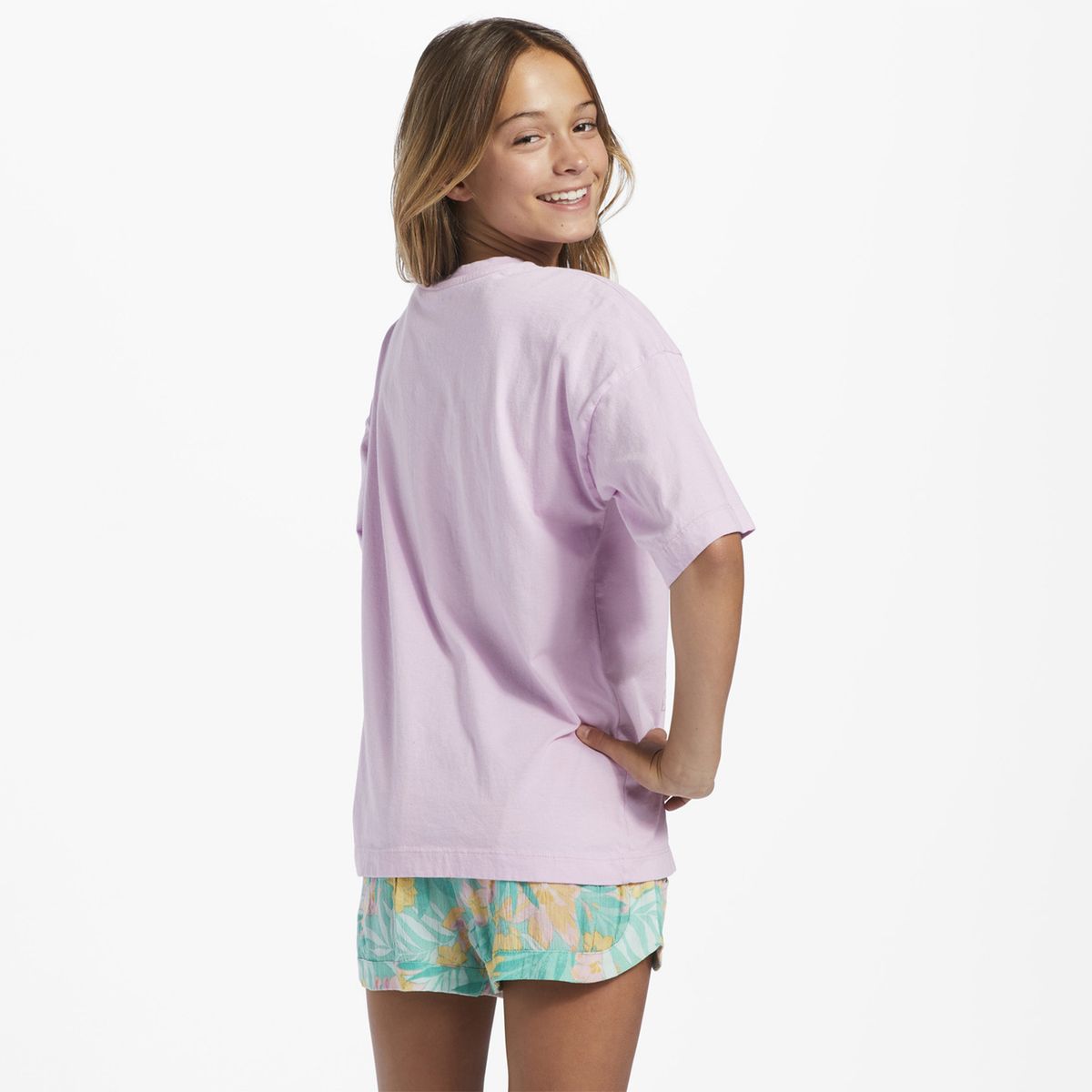 BILLABONG - Polera M/C Niña Pinapple Party G Tee Lila BILLABONG