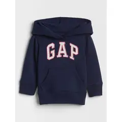 GAP - Polerón Con Gorro Liso Azul