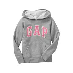 GAP - Polerón Logo Con Gorro Gris