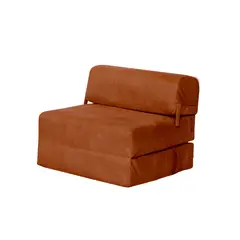 LATAM HOME - SOFA CAMA SIENA CUERO KENTUCKY CAFÉ CLARO