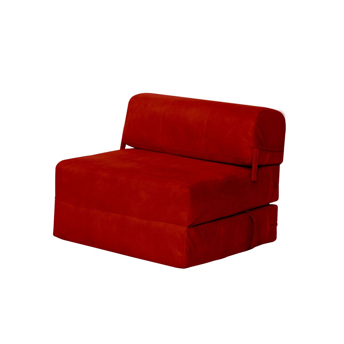 LATAM HOME - SOFA CAMA SIENA CUERO KENTUCKY ROJO