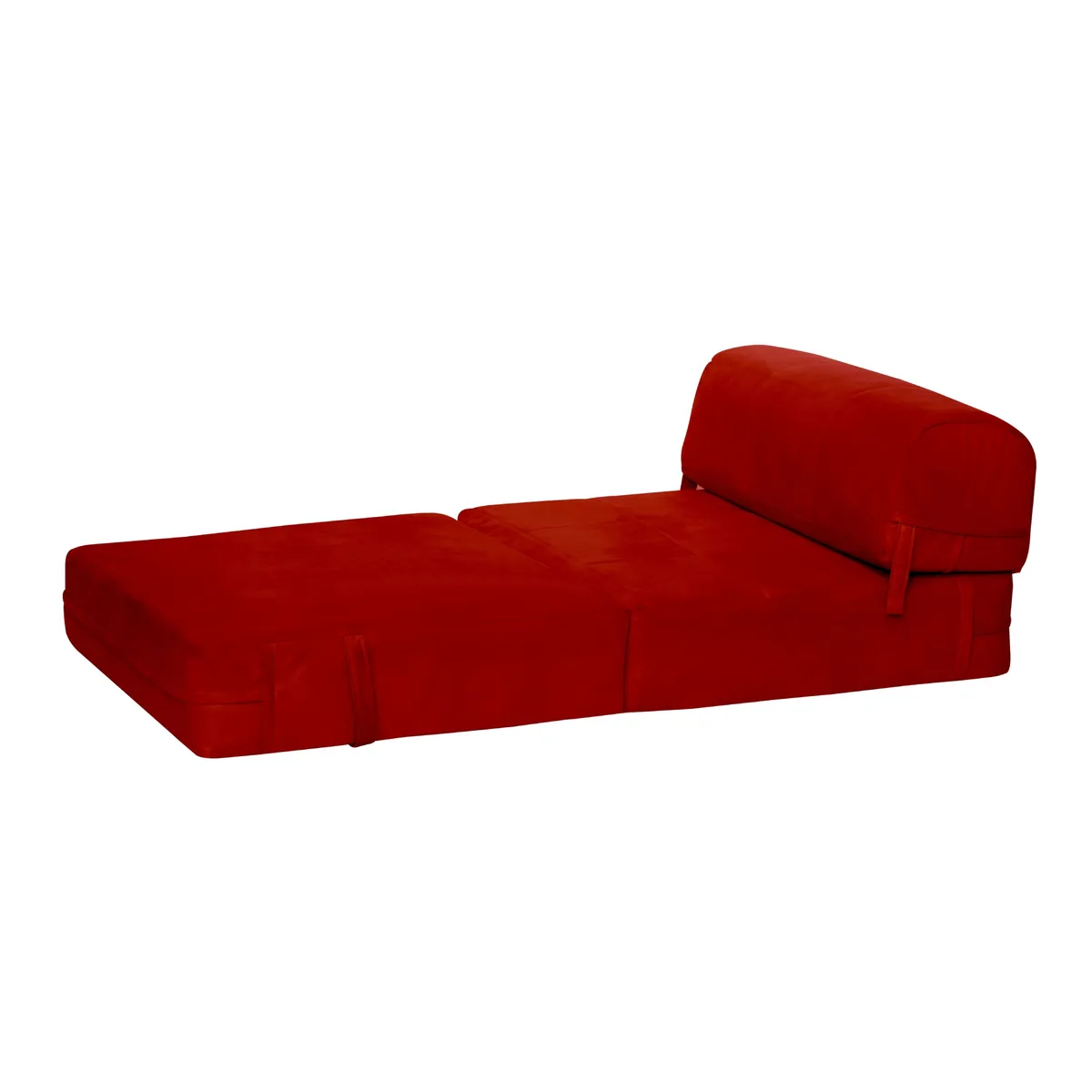 LATAM HOME - SOFA CAMA SIENA CUERO KENTUCKY ROJO