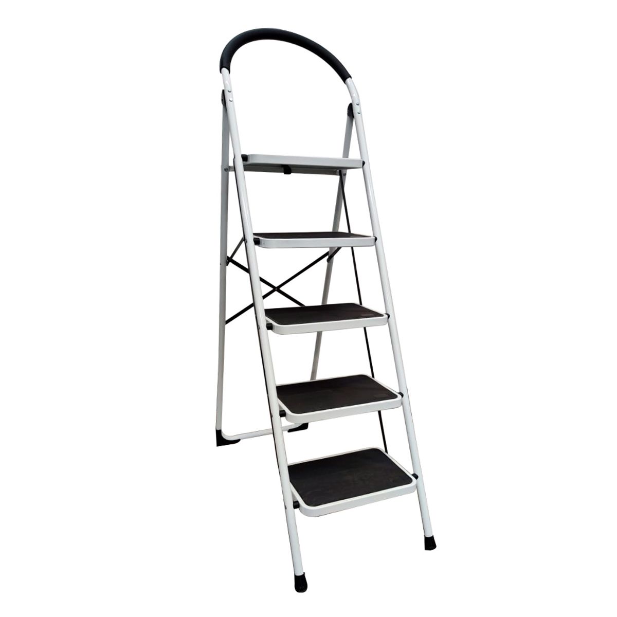 QRUBBER - Escalera Plegable de 5 peldaños QRubber