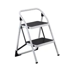 QRUBBER - Escalera Plegable de 2 peldaños