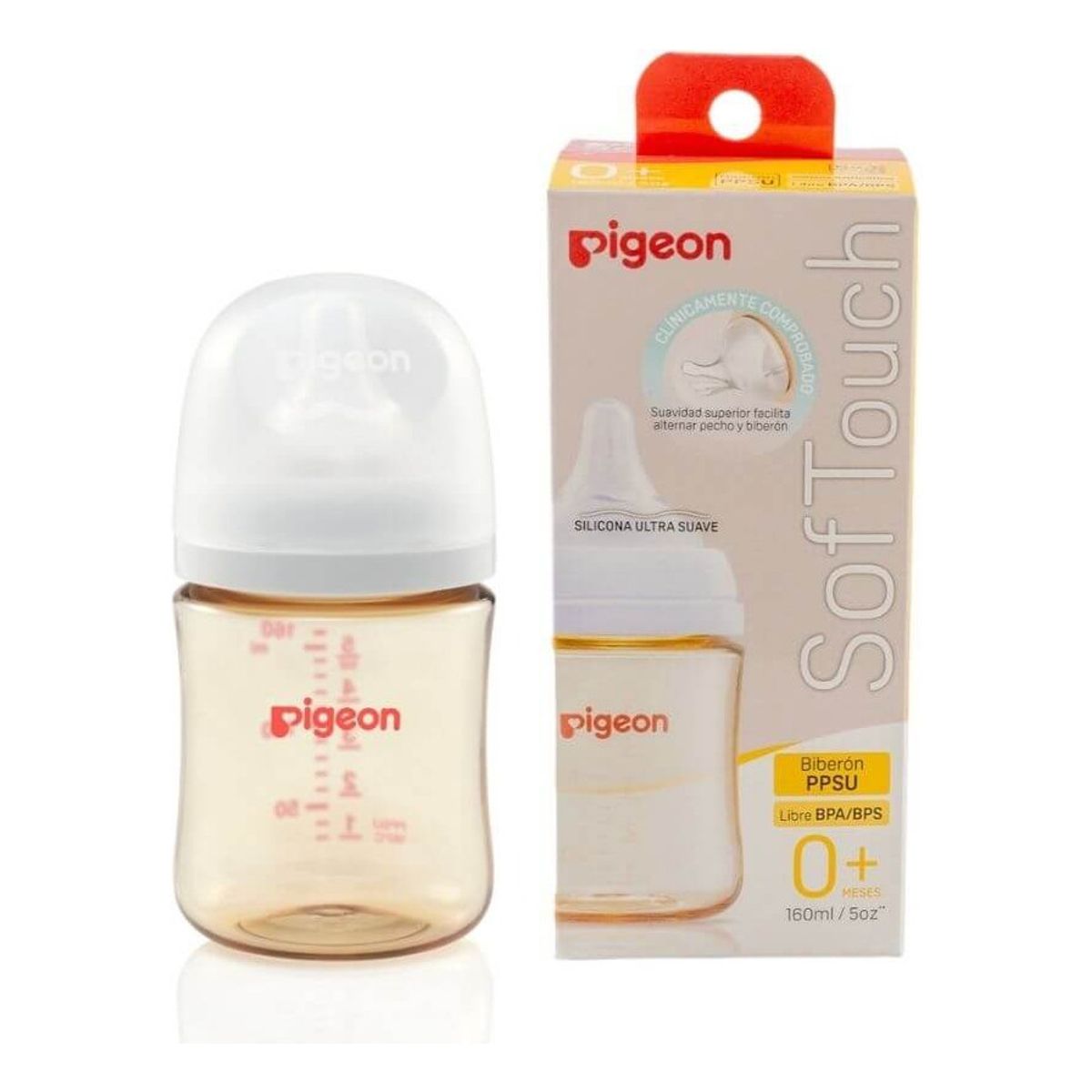 PIGEON - Biberón Softouch Pigeon Ppsu 160ml