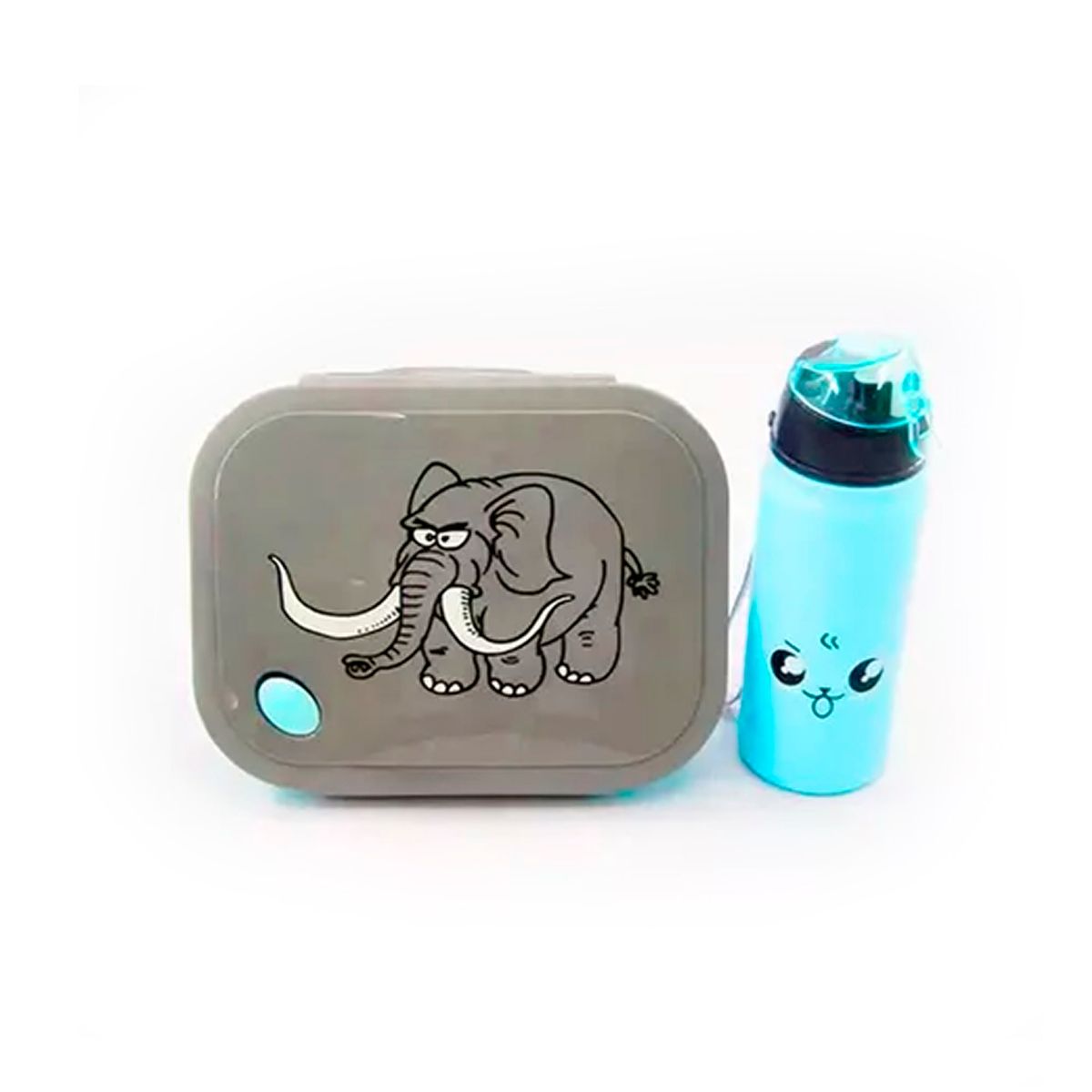 ESHOPANGIE - Taper Lonchera Para Comida Niños  Botella Celeste