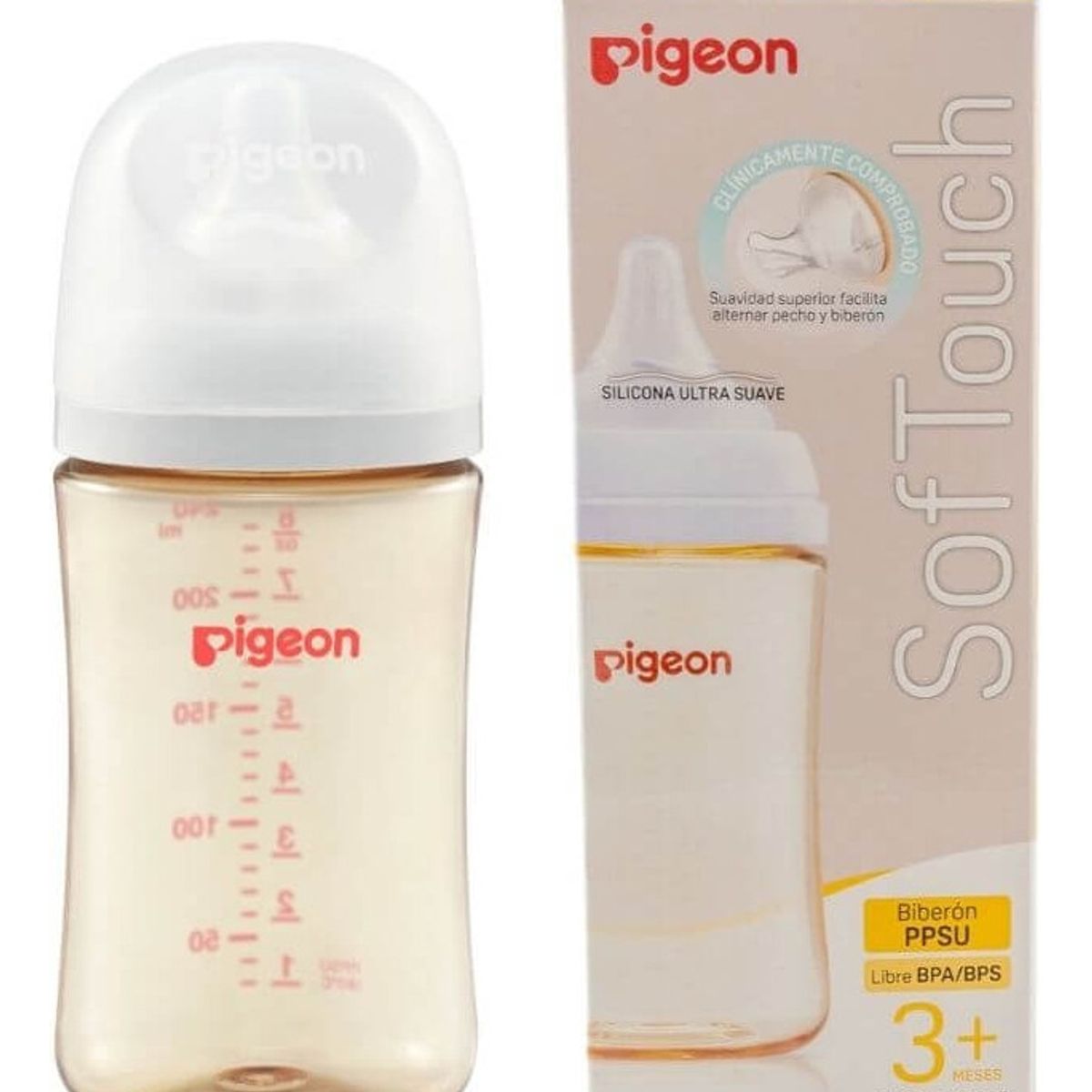 PIGEON - Biberón Softouch Pigeon Ppsu 240ml