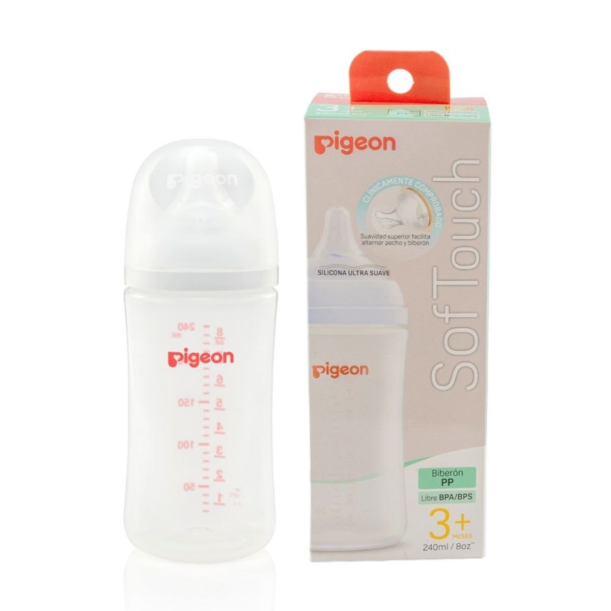 PIGEON - Biberón Softouch Pigeon Pp 240ml