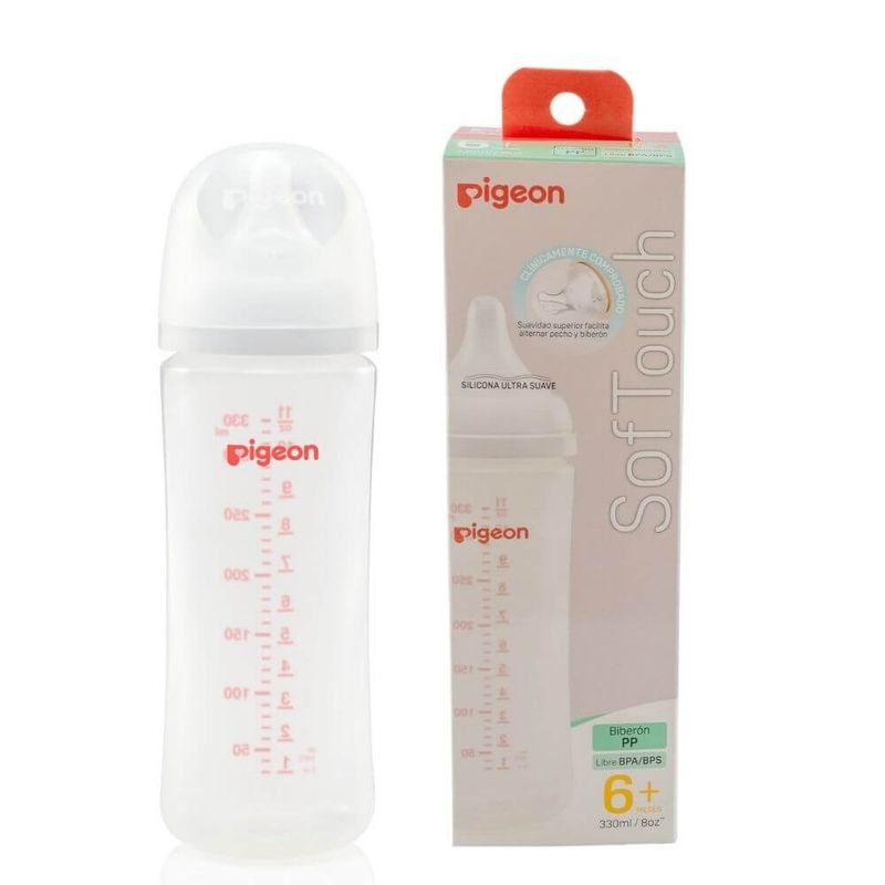 PIGEON - Biberón Softouch Pigeon PP 330 ml